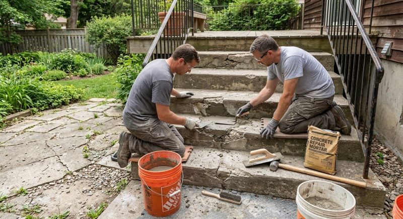 Concrete Pathway Repair in Des Moines, IA